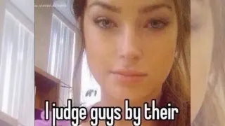 I Judge Guys By Their X meme card, common rarity