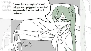 Carte meme I Know That Took Restraint / Thanks for Not Saying X in Front of My Parents, rareté rare