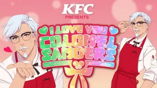 I Love You, Colonel Sanders! A Finger Lickin' Good Dating Simulator meme card, common rarity