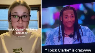 I Pick Clarke (Love Island) meme card, common rarity