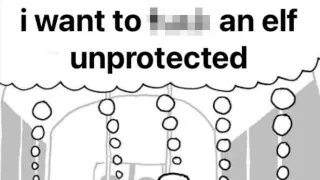 I Want to Fuck an Elf Unprotected meme card, common rarity
