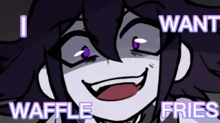 I Want Waffle Fries / Boozoos Waffle Fries meme card, common rarity