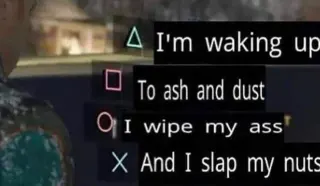 I Wipe My Ass, I Slap My Nuts meme card, rare rarity