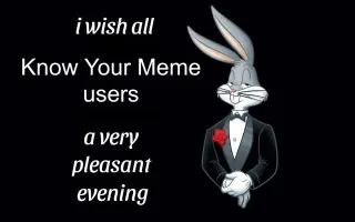 I Wish All Lesbians a Very Pleasant Evening meme card, rare rarity