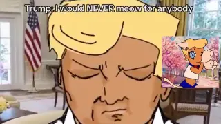 I Would Never Meow For Anyone / Meow Meow Trend meme card, common rarity