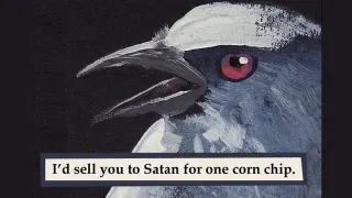 I'd Sell You To Satan For One Corn Chip meme card, rare rarity
