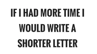 "If I Had More Time, I Would Have Written a Shorter Letter" meme card, rare rarity