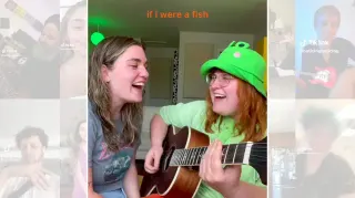 If I Were a Fish and You Caught Me meme card, common rarity