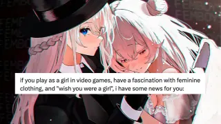 Carte meme If You Play as a Girl in Video Games ... I Have News For You, rareté commune