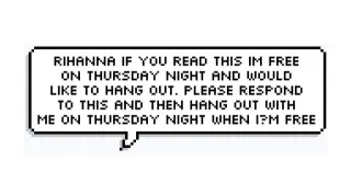If You Read This I'm Free On Thursday Night meme card, common rarity