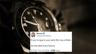 If You're a Guy in Your Early 20s, Buy a Rolex meme card, common rarity