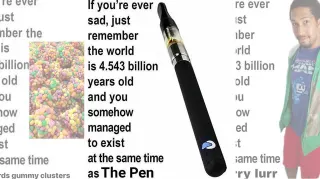 Carte meme If You’re Ever Sad, Just Remember the World Is 4.543 Billion Years Old and You S..., rareté commune