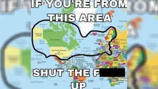 If You're From This Area, Shut The Fuck Up meme card, common rarity