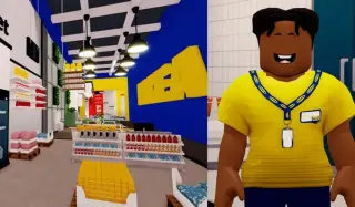 IKEA Job In Roblox meme card, common rarity