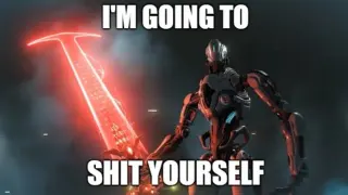 I'm Going To Shit Yourself meme card, common rarity