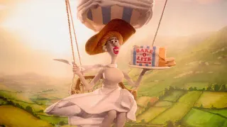 I'm Light as a Feather. I'm the Bake-O-Lite Girl meme card, common rarity