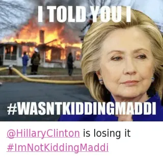 I'm Not Kidding, Maddi meme card, common rarity