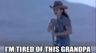 Carte meme I’m Tired Of This Grandpa, rareté commune
