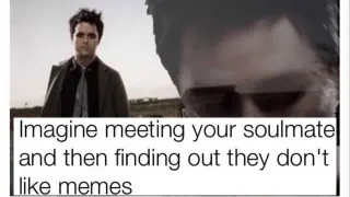 Imagine Meeting Your Soulmate meme card, common rarity