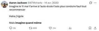 Carte meme Non je rigole, mais imagine, rareté rare