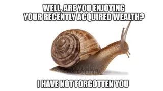 Immortal Snail meme card, epic rarity