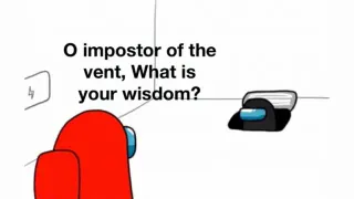 Impostor of the Vent meme card, common rarity