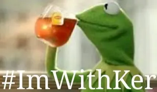 #ImWithKer meme card, common rarity