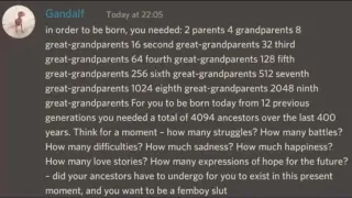 In Order To Be Born Copypasta meme card, common rarity