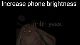 Increase Phone Brightness meme card, common rarity