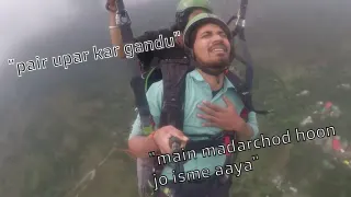 Indian Paragliding Guy meme card, common rarity