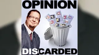 Into The Trash It Goes / Opinion Discarded meme card, rare rarity