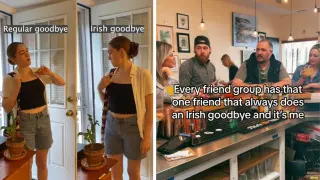 Irish Goodbye meme card, common rarity