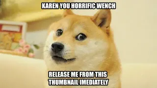 Ironic Doge Memes meme card, rare rarity