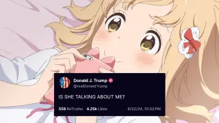 IS SHE TALKING ABOUT ME? meme card, common rarity