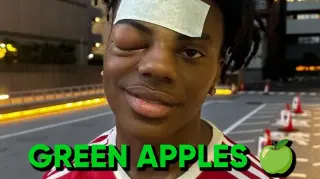 Carte meme IShowSpeed « Green Apples », rareté rare