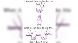 It Doesn't Have to Be Like This When It Can Also Be Like This / X Has 2 Hands meme card, common rarity