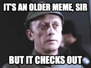 It's an Older Meme, But It Checks Out meme card, rare rarity