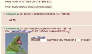 It's Not Fucking Weed You Piece Of Shit Stoner meme card, common rarity