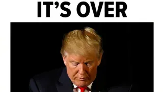 IT'S OVER meme card, rare rarity