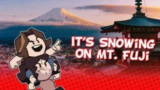 It's Snowing On Mt. Fuji meme card, common rarity