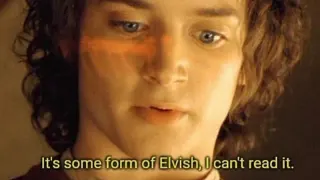 It's Some Form Of Elvish, I Can't Read It meme card, common rarity