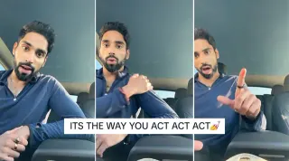 "It's the Way You Act Act Act" / @444pray (TikTok) meme card, common rarity