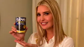 Ivanka Trump Holding Goya Beans Can meme card, common rarity