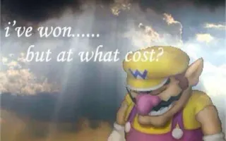 Carte meme I’ve Won... But At What Cost?, rareté rare