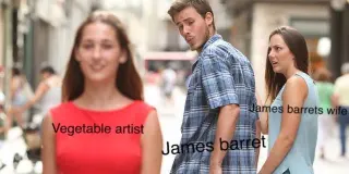 James Barrett's Wife meme card, rare rarity