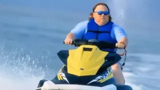 James Garretson on a Jet Ski meme card, common rarity