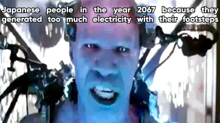Japan Is Turning Footsteps Into Electricity Copypasta meme card, rare rarity