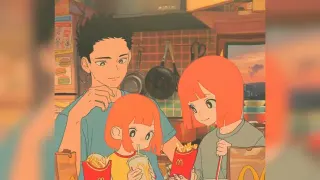 Japanese Family McDonald's Ad meme card, rare rarity