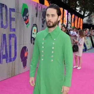 Jared Leto's Green Jacket meme card, common rarity