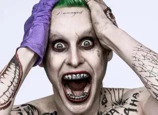 Jared Leto's Joker meme card, rare rarity